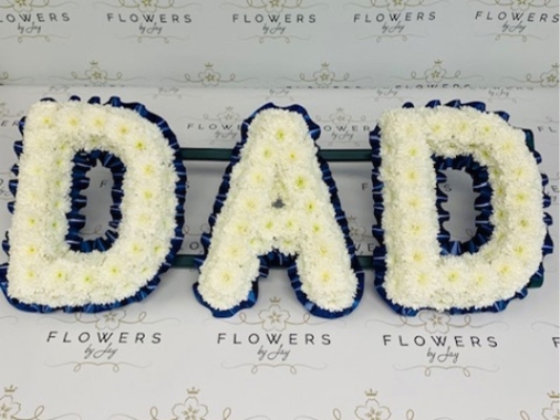 DAD TRIBUTE PLAIN LETTERING