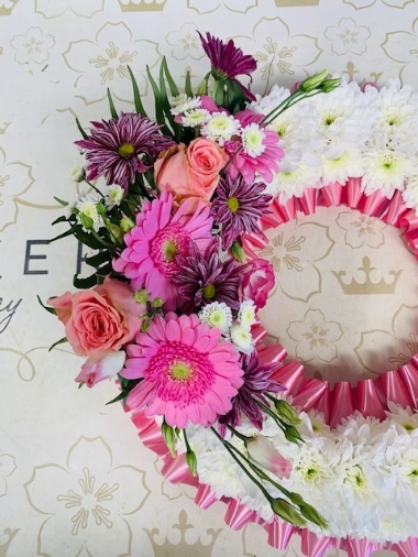 Pinks Wreath