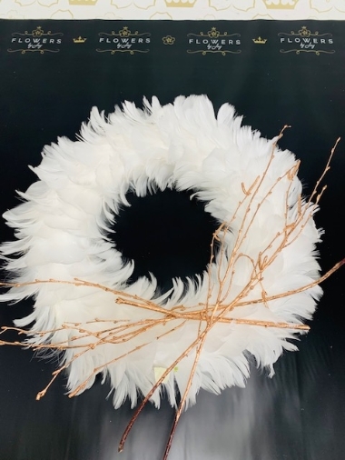 Forever Full Feather Wreath