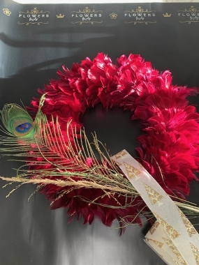 Forever Full Feather Wreath