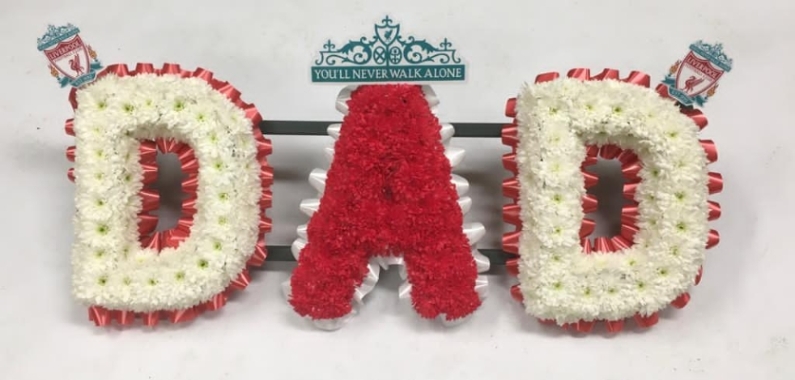 Liverpool Themed Letters