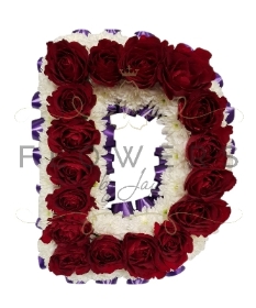 Luxury Red Rose Letters