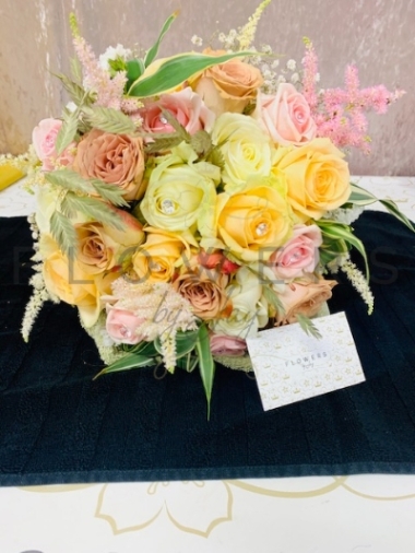 Pastels Dome Bridal Bouquet