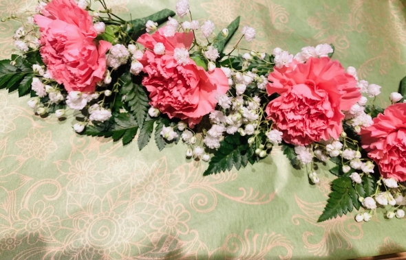 Peachy Pink Carnations Button Holes