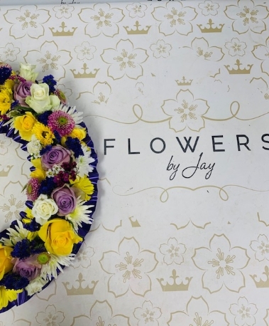 Purple & Yellows Mix Wreath