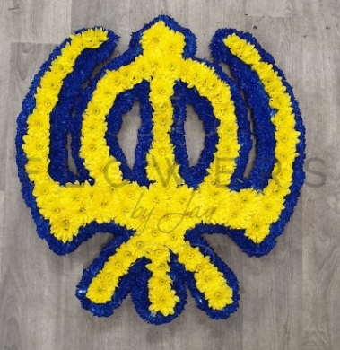 Yellow Khanda (Navy Edge)